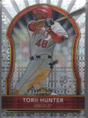 TORII HUNTER 2011 FINEST X-FRACTOR  CARD #17  /299
