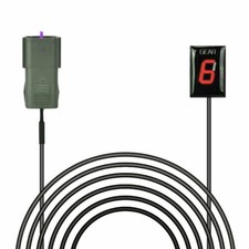 Wasserdicht Motorrad Ganganzeige Rot Anzeige für Kawasaki Z750 Z1000 2007-2009