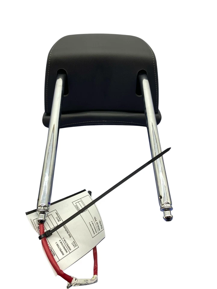 2020 BMW X6 G06 OEM FRONT LEFT DRIVER SEAT HEAD REST | BLACK VERNASCA (MCSW) - Image 4 of 4