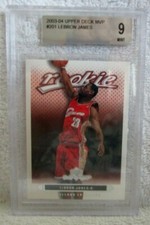 Lebron James RC 2003-2004 Upper Deck MVP Rookie Card#201 MINT BGS9! Cavs RC GOAT. rookie card picture