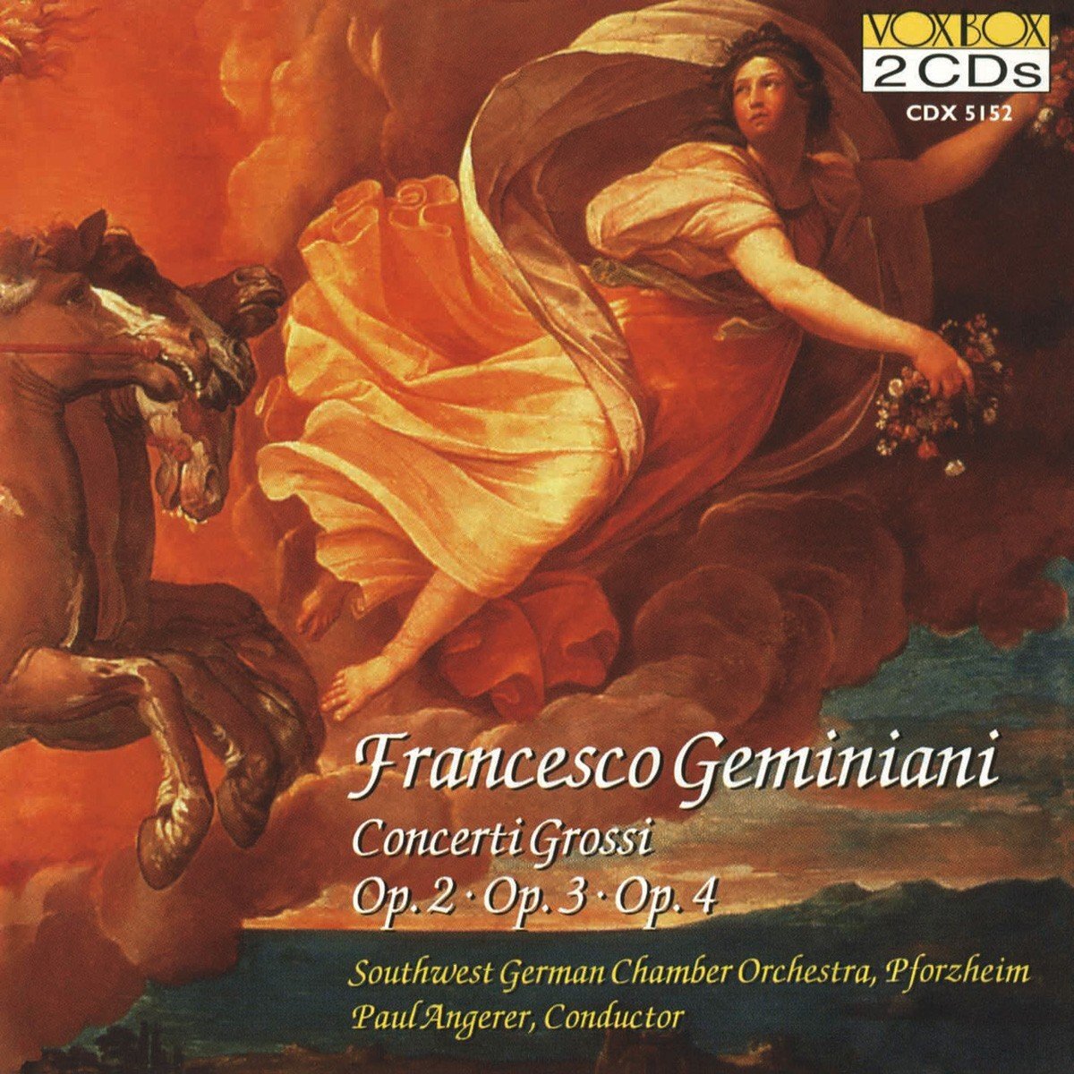 Audio Cd Francesco Geminiani - Concerti Grossi Op. 2. Op. 3, Op. 4 (2 Cd)