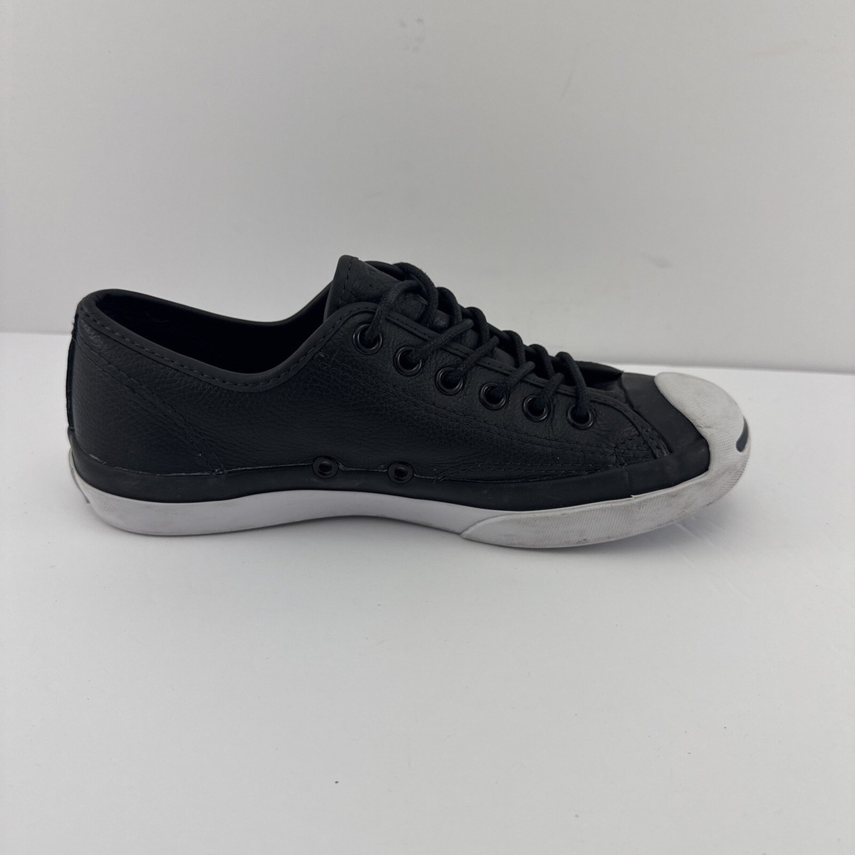Converse Jack Purcell Women's 6.5 Men's US 5 Black Leather