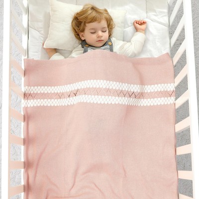 Hudson Baby Quilted Swaddle & Stroller Blanket – Soft 100% Cotton Multi-Purpose Blanket For Babies & Toddlers, Red Rose