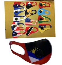 Flag Masks Unisex Face Mask Reusable Washable Cover Masks Men Women Mini Banner