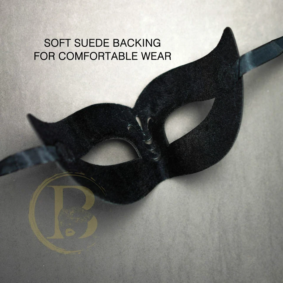 Mens Leather Masquerade Mask for Masquerade Ball Wedding Mardi Gras Halloween Pa - Image 4 of 4
