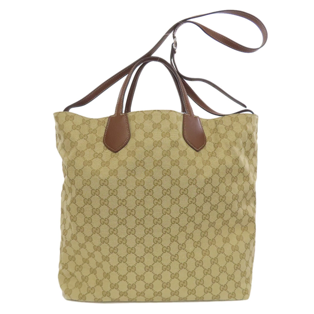 Sac fourre tout GUCCI 370823 motif GG réversible 2WAY toile