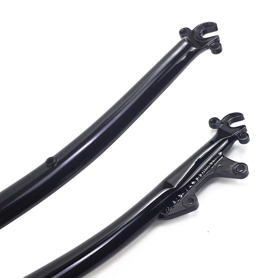 26" Chromoly Steel Touring Bike Rigid Fork 1 inch 25.4mm Disc V Brake Threadless - Image 3 of 4