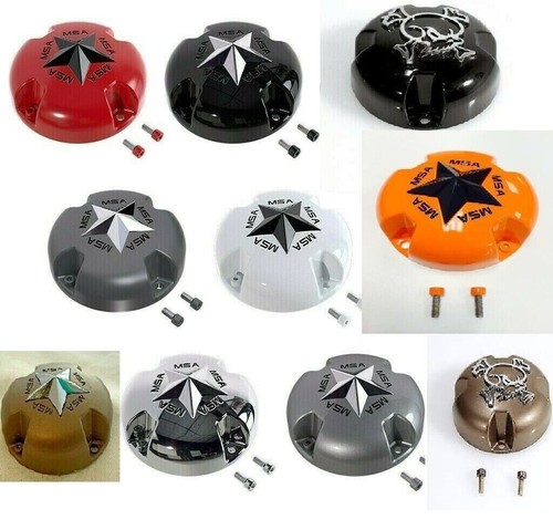 Set (4) MSA M12 M20 M21 M26 M32 M32 M33 M34 M35 Center Cap Caps for Rim Wheel - 第 1/12 張圖片
