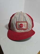 Lufkin Tape Measure Patch Hat Vintage Red White Snapback Trucker Cap Made In USA