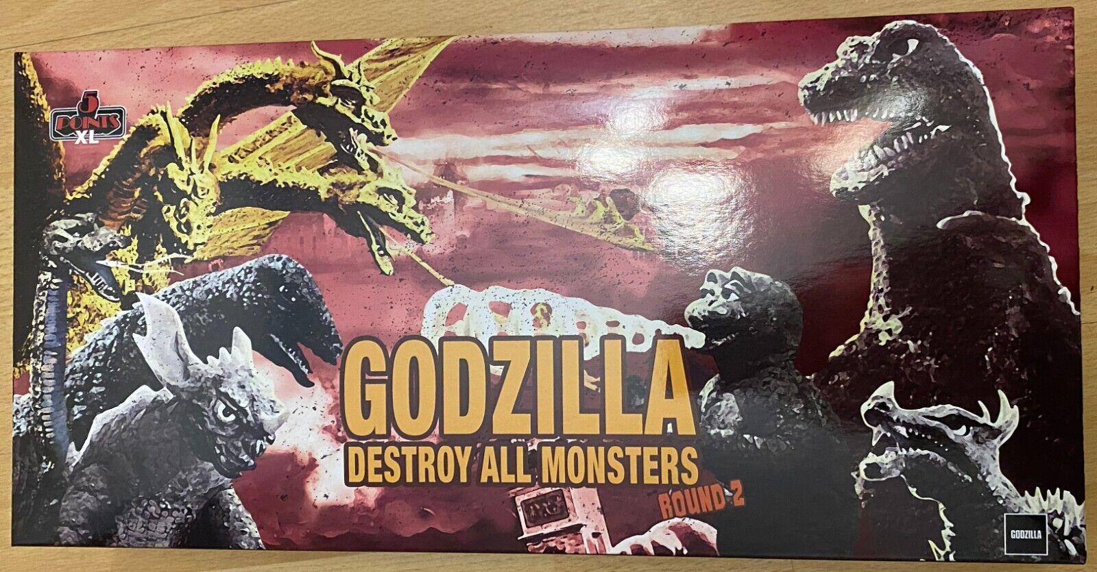 Godzilla Destroy All Monsters 1968 Round 2 Boxed Set Mezco