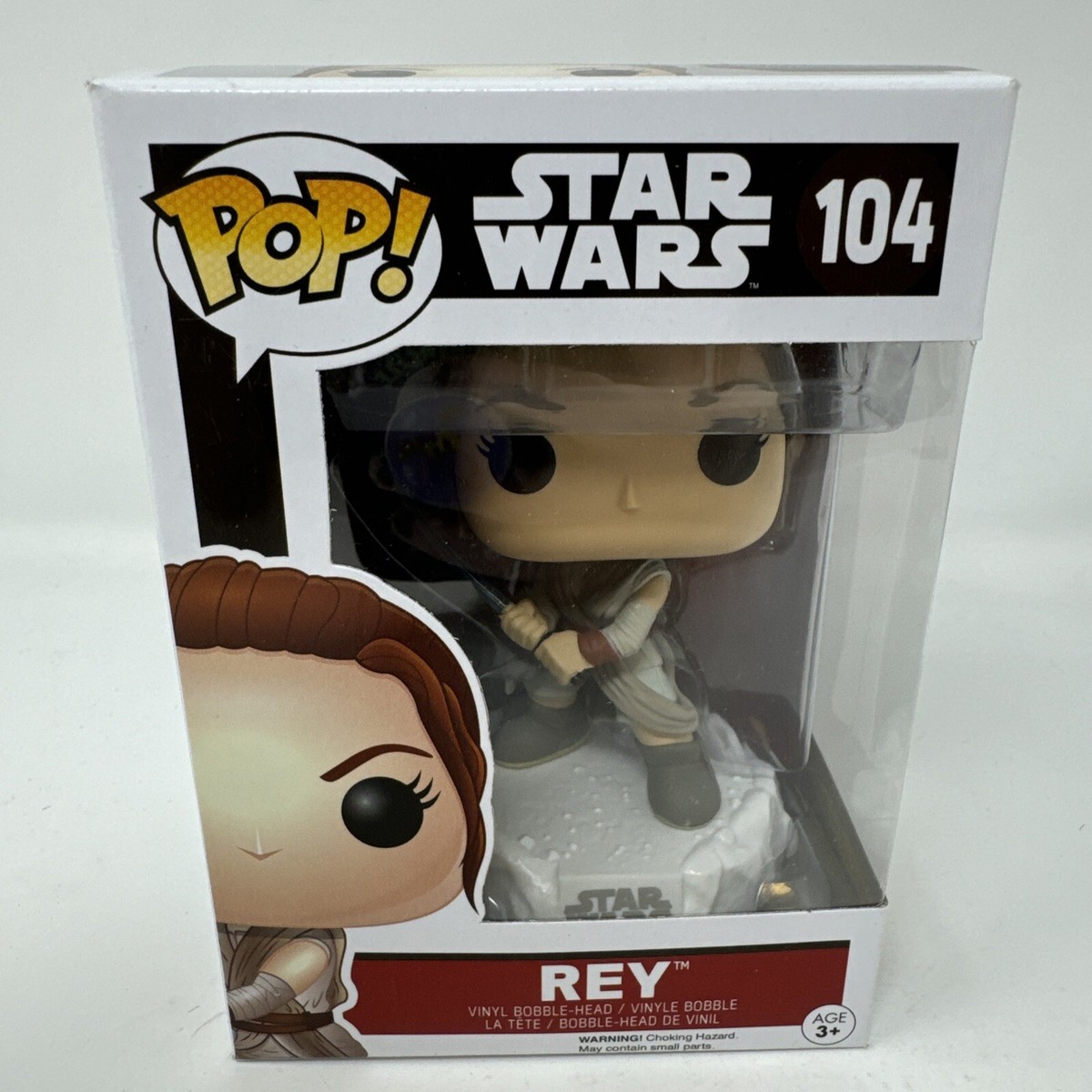 Funko Pop! Star Wars Episode 7 Rey With Lightsaber Vinyl