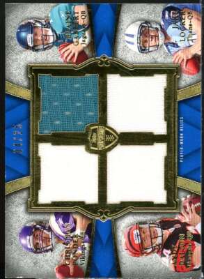 Ponder/ Gabbert/Andy Dalton/Locker 2011 Supreme Rookie Relic Quad Combos #PGDL 