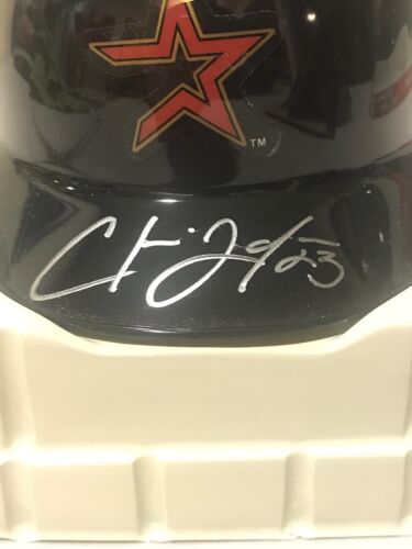 Chris Johnson Signed Houston Astros Mini Helmet Tristar - Picture 2 of 4