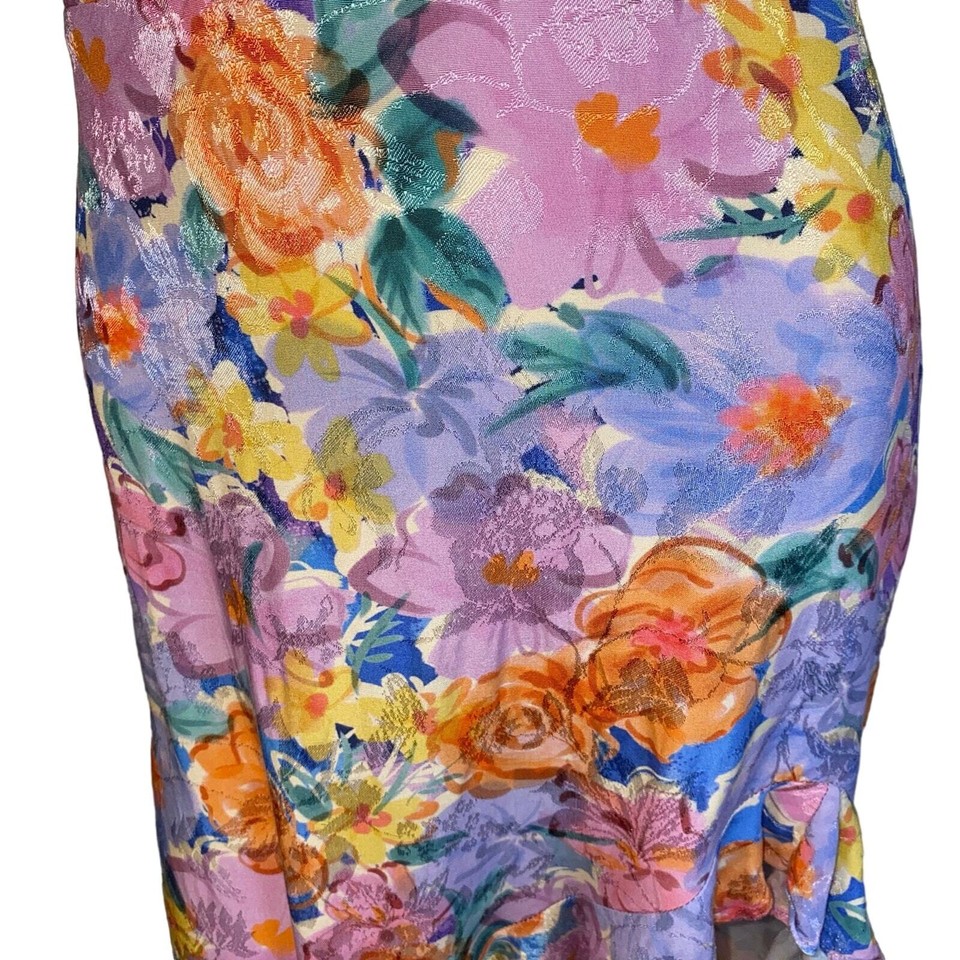 RTR Amanda Uprichard Amalia Gown Dress Floral Strapless MSRP 350 Size