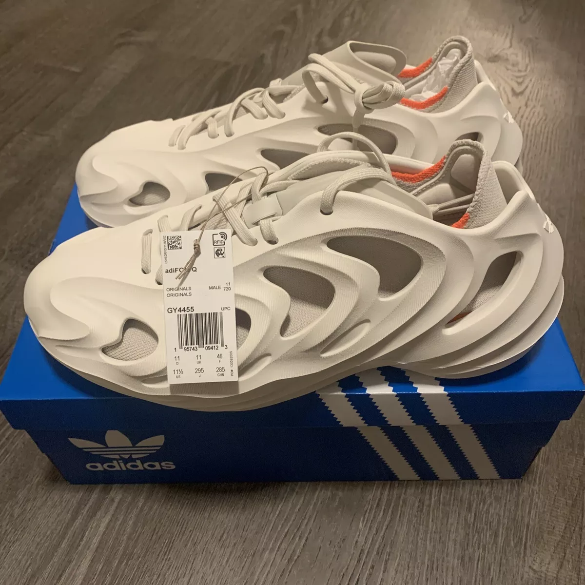 Adidas adiFOM Q Off White Aluminum Foam Quake Men's Shoes