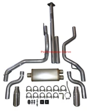 15-20 Ford F150 2.7 3.5 5.0 Performance Dual Exhaust Kit w/ 18" MaxFlow Muffler