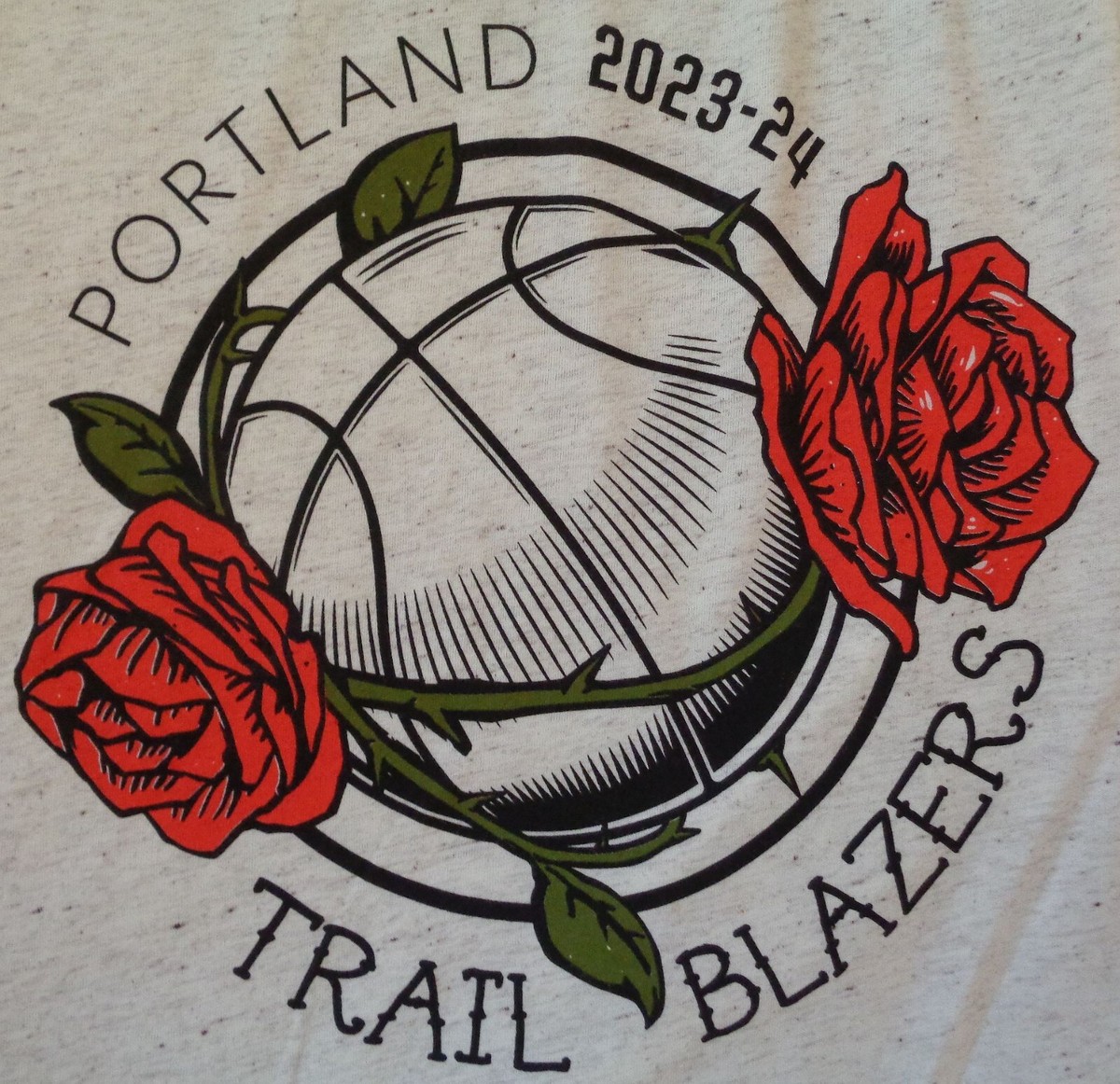 Portland Trailblazers 2023-24 T-SHIRT Game Handout HOME OPENER