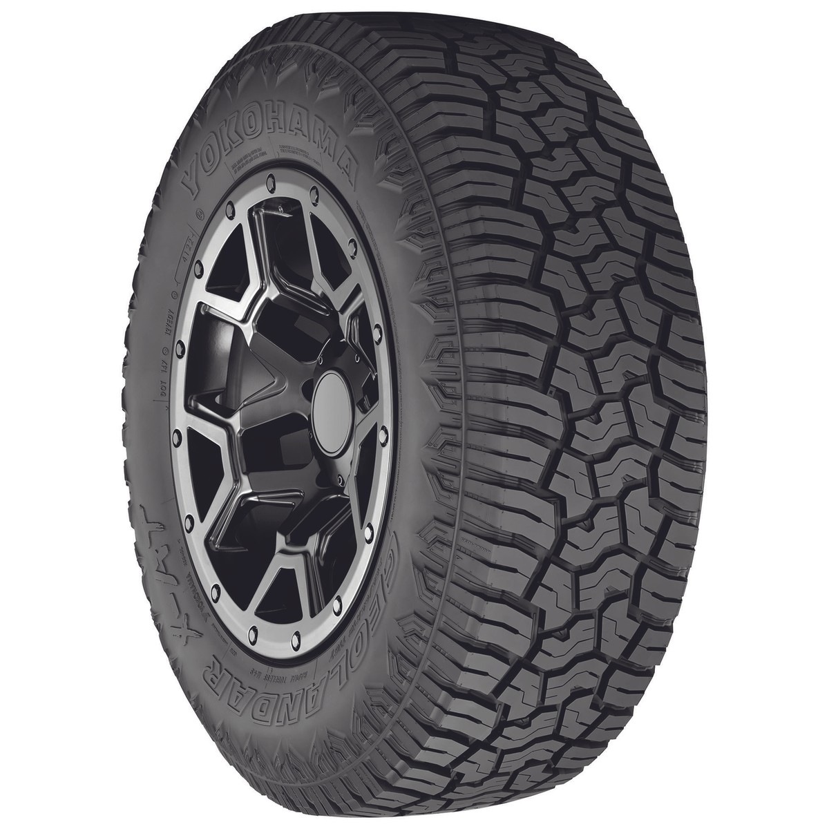 4 New Yokohama Geolandar X-at - 37x12.518 Tires 37125018 37 12.5
