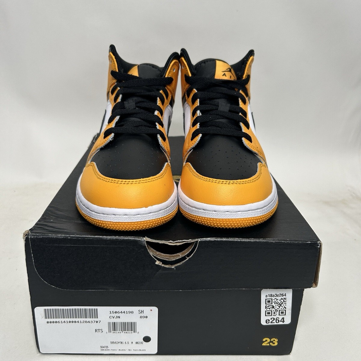 シューズ(男性用) NIKE airjordan1 taxi mid 25.5 s-l400.jpg