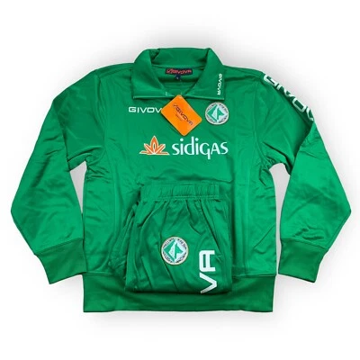 US Avellino Sportiva Track Suit S M L XL Givova Sidigas Italia Pantaloni Calcio