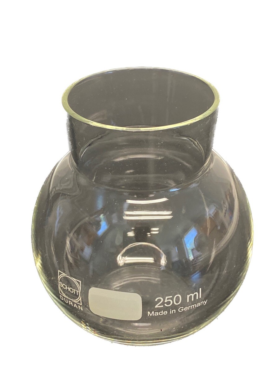 SCHOTT DURAN Glass 250mL Wide Mouth Titration Beaker Flasks Flat