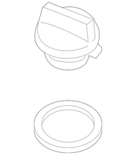 Genuine Volkswagen Engine Oil Filler Cap 06K-103-485-A