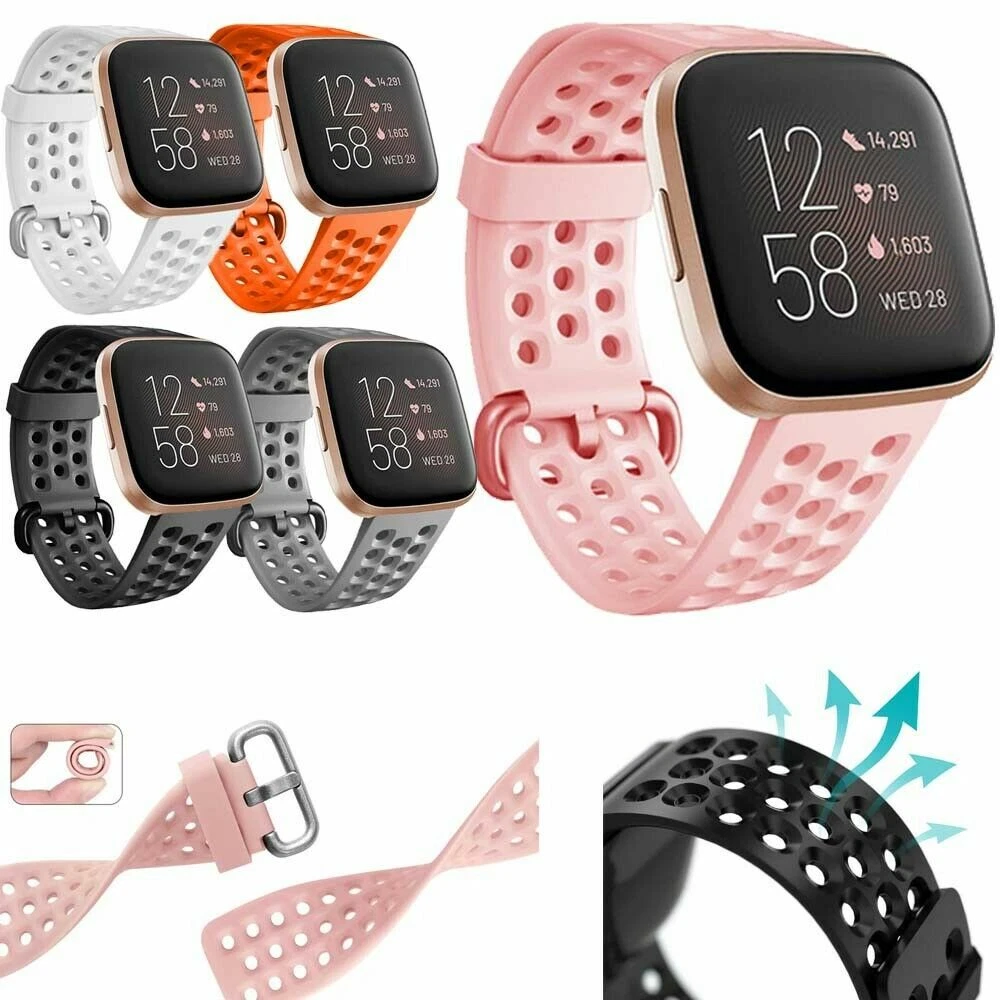 For Fitbit Versa 2 Versa Versa Lite Replacement Silicone Watch Band Strap  US