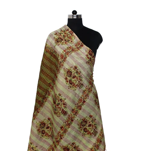 Indian Silk Kantha Fashion Scarf Reversible Bohemian Handmade Hippie Band Big