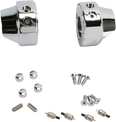 Hawg Halters Inc Switch Housing Assembly 2Button Chrome Hsha-2C-Lr Assy 2Btn Ch