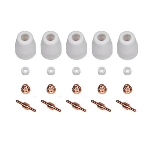 30pcs PT-31 LG-40 Air Plasma Cutter Taglio Consumabili Elettrodo Punta Kit Torcia - Foto 3 di 8
