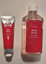 Groovi Beauty Snow Berry Shower Gel 5oz  Hand Cream 1oz Free Shipping