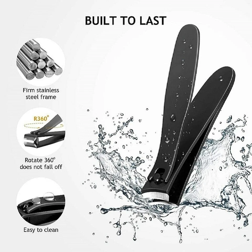 Toe Nail Clippers Cutter Set - Podiatry Pedicure Kit- Heavy duty For Thick Nails - Image 2 of 3