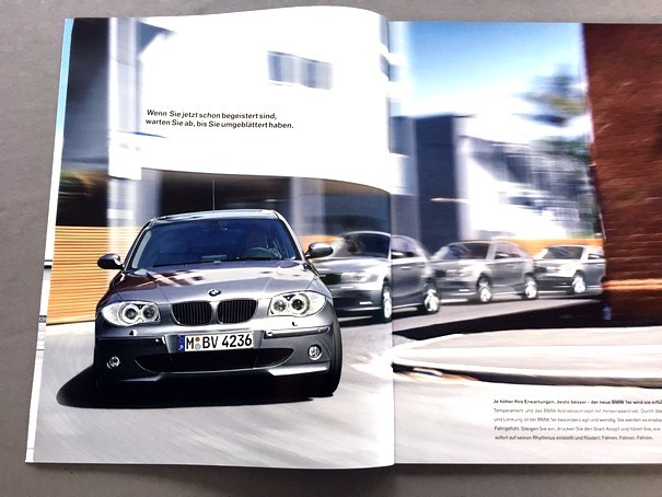 2004 BMW 118i 116i 120i 78-page German Sales Brochure Catalog