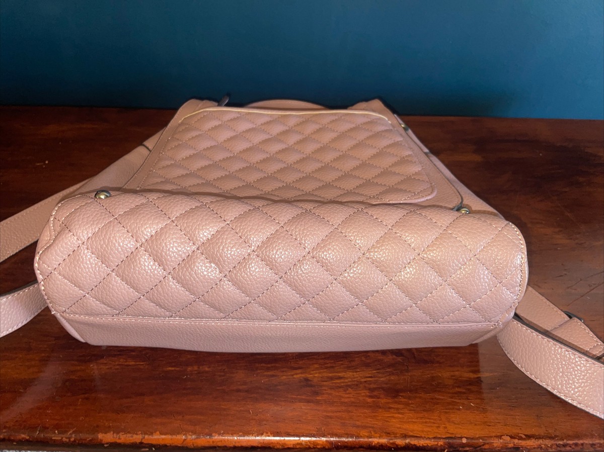 NWT Steve Madden Blush Quilted Backback Bariaa Back To School Steve Madden Blush Bgeni Backpack – Mamacita in Pink main image 2