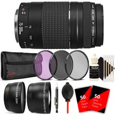 Canon EF 75-300mm f/4-5.6 III Lens 58mm Accessory Kit for Canon 750D 760D