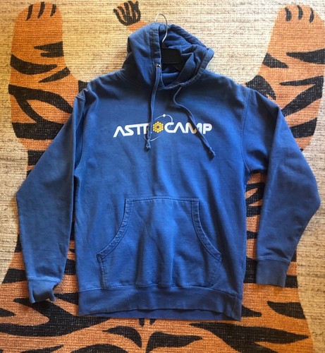 Space Camp James Webb Space Telescope Hoodie SZ Medium Blue