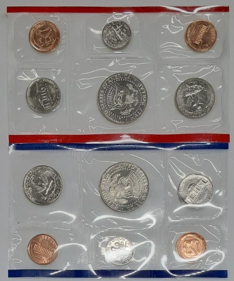1991 P&D Mint Set Brilliant Uncirculated US with Envelope & COA (10 Coin Set) - Image 4 of 4