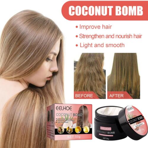 Coconut Bomb Nourishing Hair Mask For All Hair Type Teens Men Women Q8Q3 |  eBay