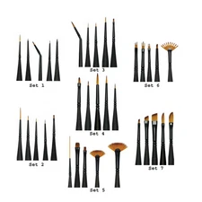 Royal and Langnickel Mini Micro Detail Paint Brush Majestic Sets