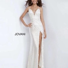 Jovani 1012 Ivory Size 2 Prom Dress