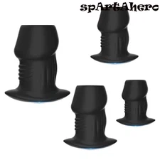 Hollow Anal Plug Silicone Butt Plugs with Stopper Anal Dilator Sex Toy For Woman