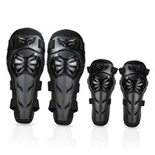 Knee Pads Elbow Pads 4Pcs - 2 in 1 Protective Elbow Elbow Knee, Black