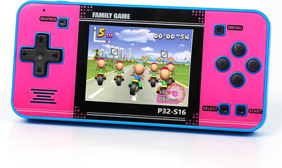 Handheld Game for Kids ，Built-In 220 32-Bit Video Games, 3.0  IPS Screen, Rechar