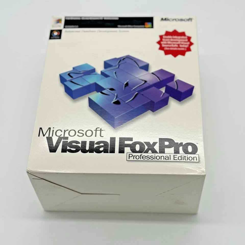 RARE Vintage Microsoft Visual Fox Pro Professional, Version 5.0, VFP 5.0, NEW - Image 3 of 4