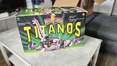 Titanos Power Rangers 1993 Boxed Ovp Komplett Mit Anleitung Dragonzord Megazord