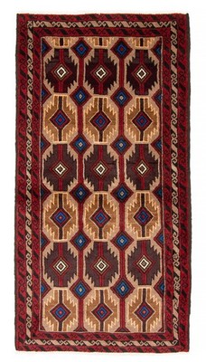 Traditional Vintage Hand-Knotted Area Rug 3'3'' x 5'9'' Oriental Wool Carpet