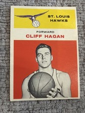 1961 Fleer Basketball #18 Cliff Hagan St Louis Hawks