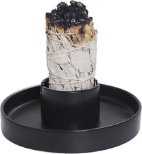 Sage Holder, Burner, Holder for Burning, Palo Santo Black-big 