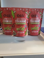The Only Bean Sriracha Crunchy Roasted Edamame 4 oz Lot of 3 Exp Feb 10 2027