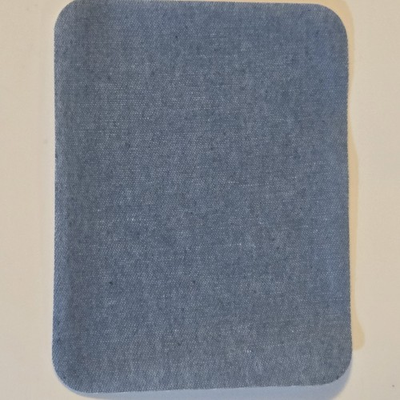 #ad Iron On Denim Patch Light Blue 4quot; x 5quot; $1.99